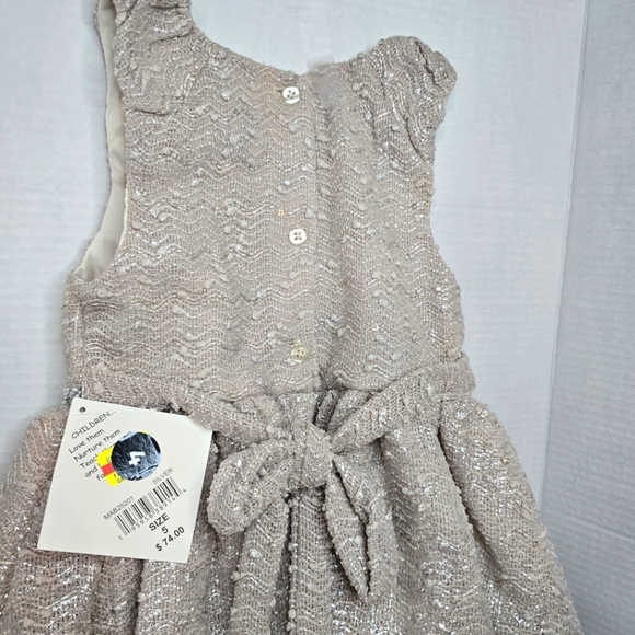 Blueberi Boulevard Little Girls Sleeveless Bubble Dress - Picture 6 of 6